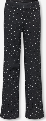 juoda ONLY GIRLS Standartinis Kelnės: priekis