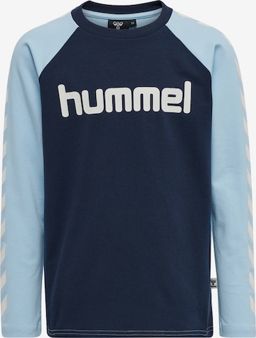 Hummel - Camisa funcionais em azul: frente