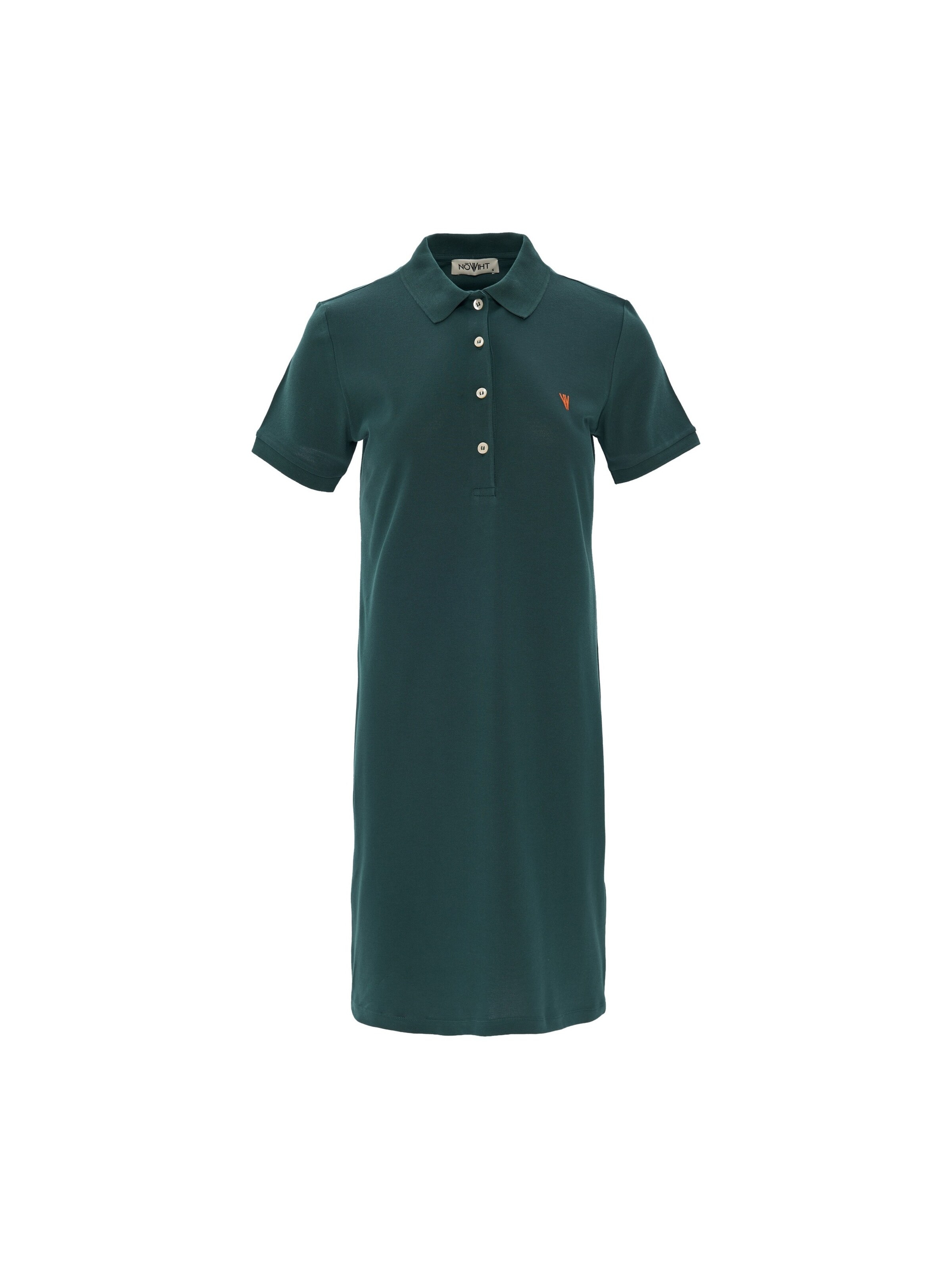 NOWIHT Kleid 'Leocadia'‌‌‌‌‌ in Grün: Vorderseite