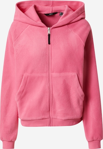 VERO MODA Zip-Up Hoodie 'Ilsa' in Pink: front