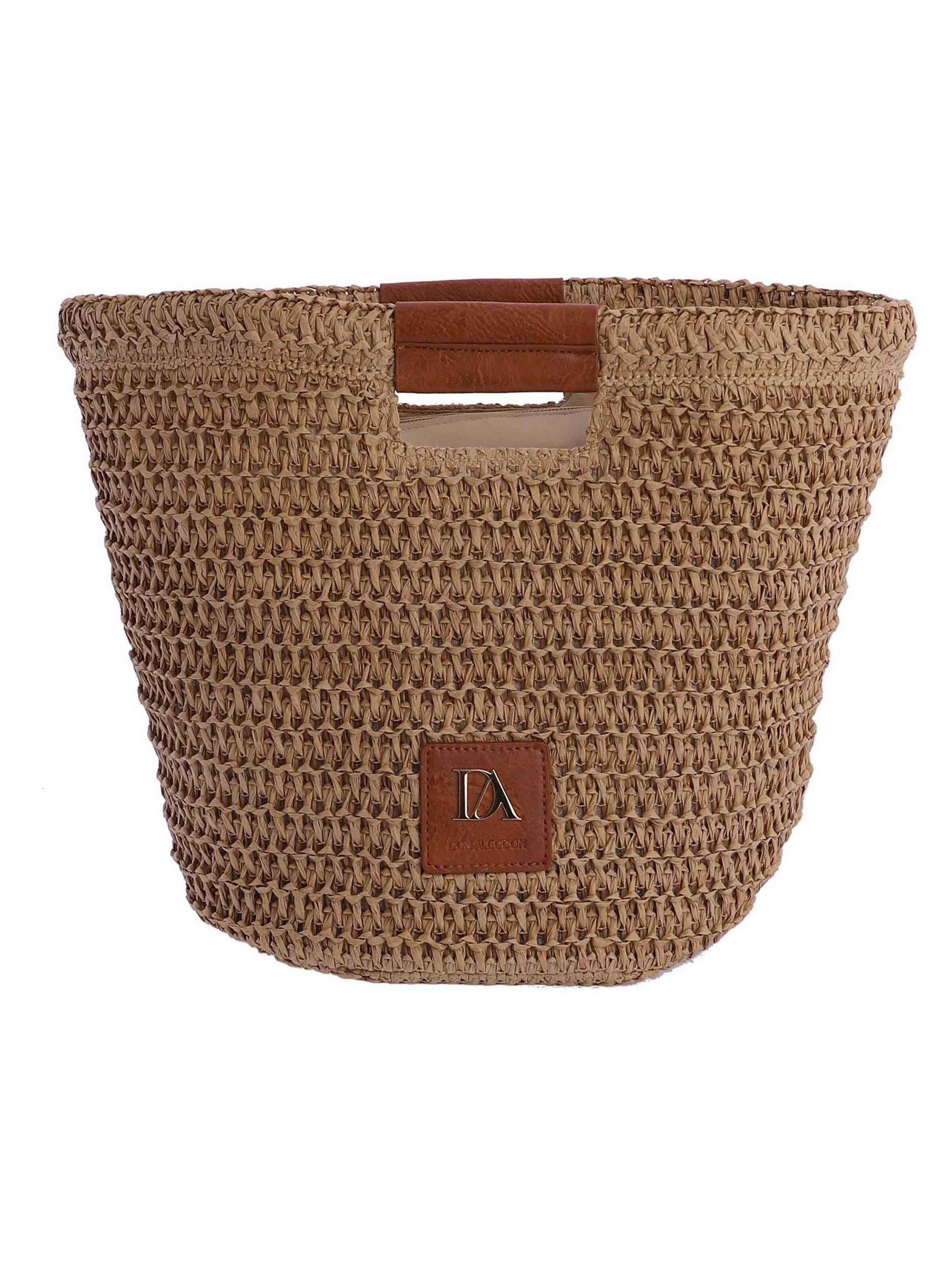 Don Algodon - Bolso de hombro 'Silene' en blanco: frente