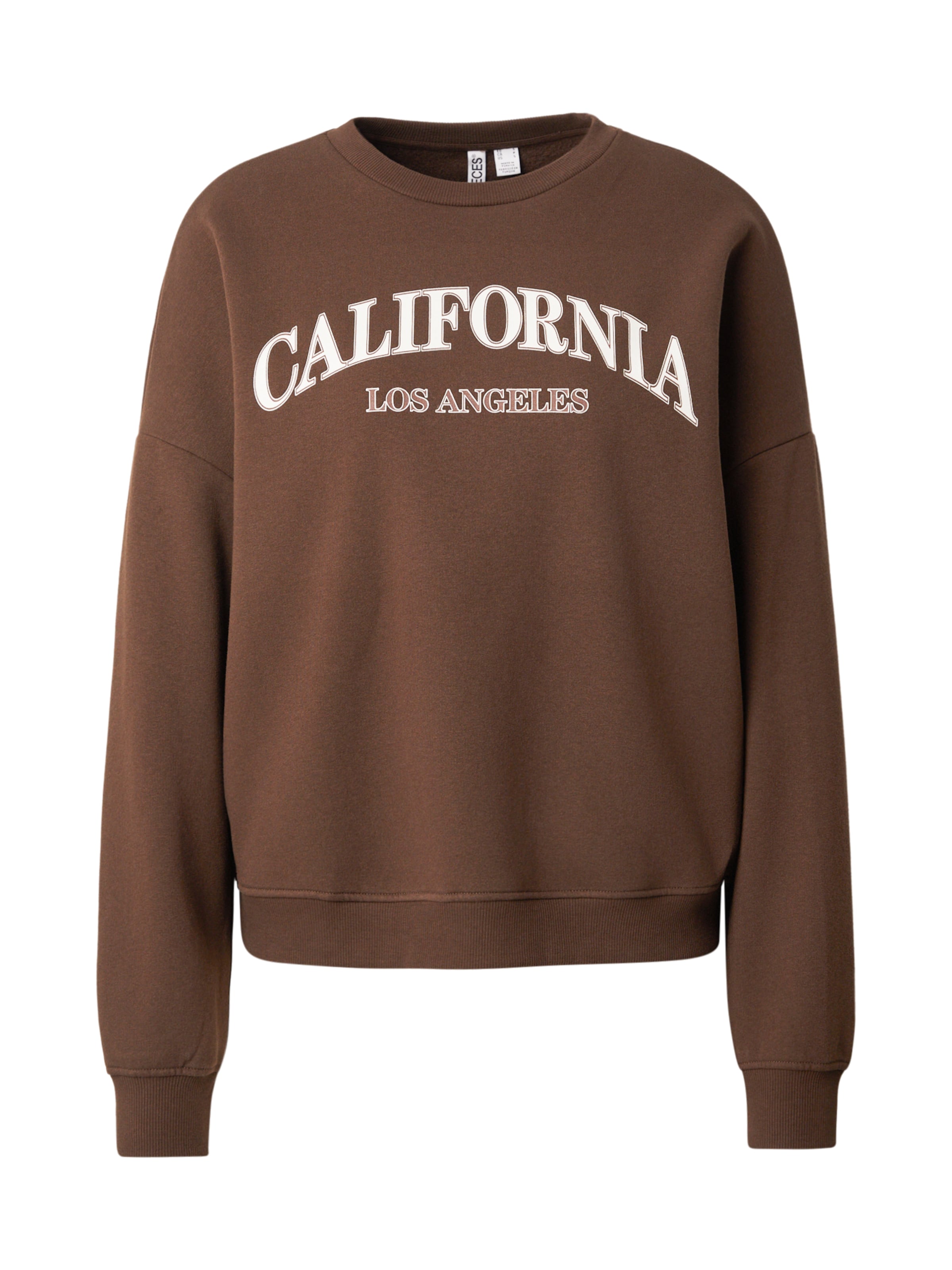 PIECES Tréning póló 'PCTAMY' - barna: elől