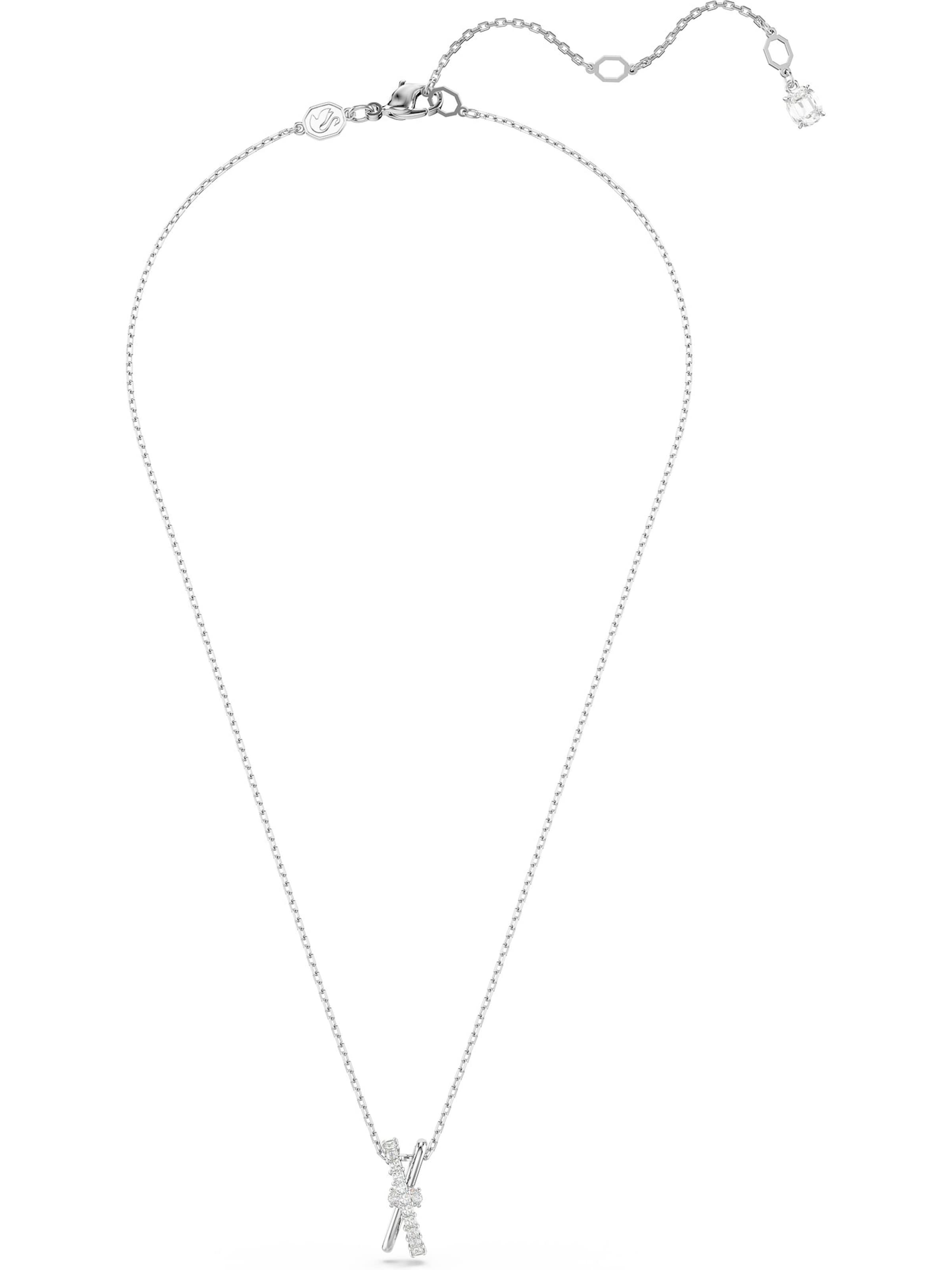 Swarovski Kette in Silber: Vorderseite