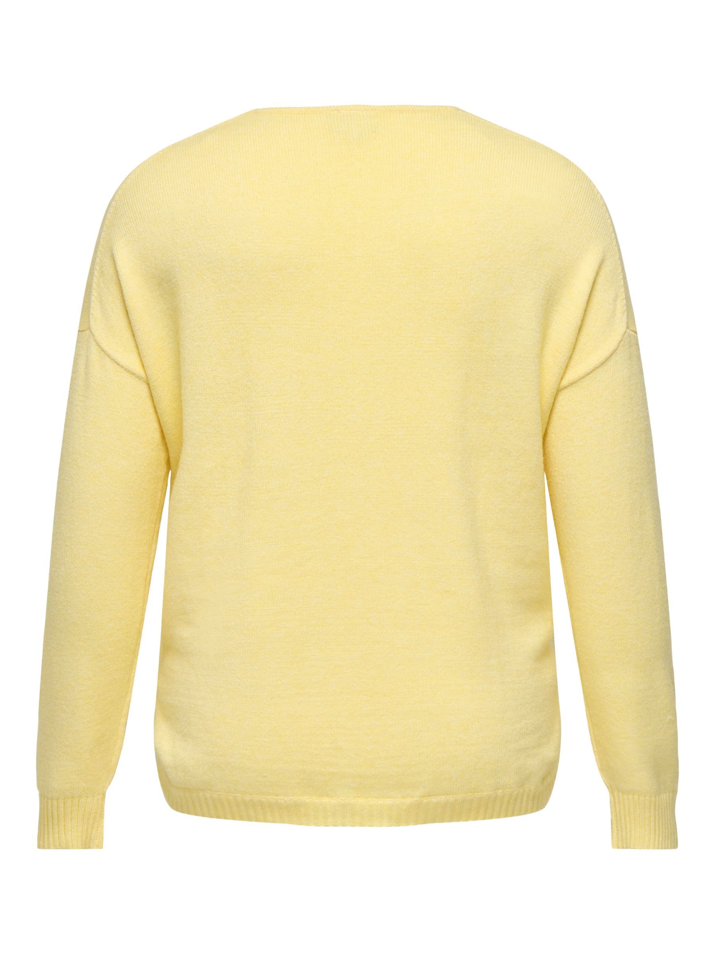 ONLY Carmakoma Sweater 'CARMargareta' in Yellow