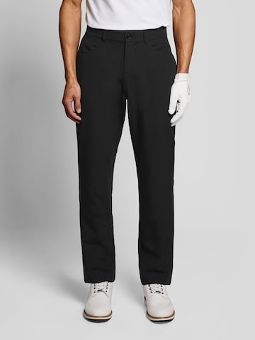 Lyle & Scott Regular Sportbroek in Zwart: voorkant