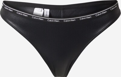Calvin Klein Swimwear Bikini Bottoms in Black / Off white, Item view