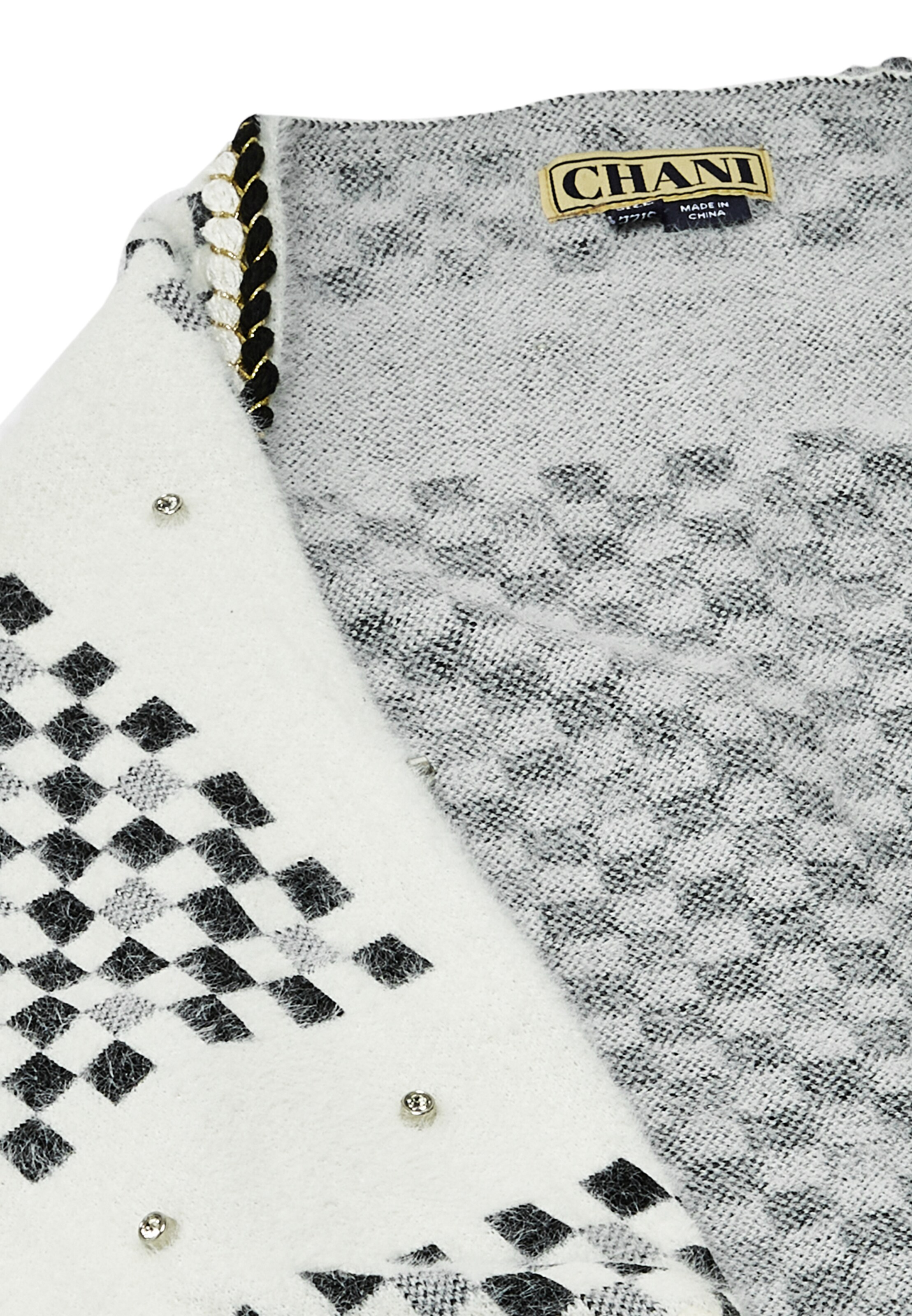 CHANI Gebreid vest in Wit