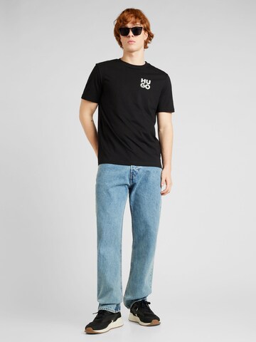 T-Shirt 'Detzington241' HUGO en noir