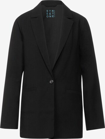 STREET ONE Blazer in Black: front