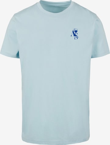 T-Shirt 'A S Club' Mister Tee en bleu : devant