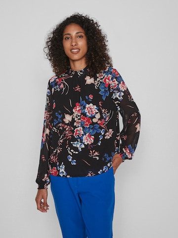 VILA - Blusa 'Josefina' en negro: frente