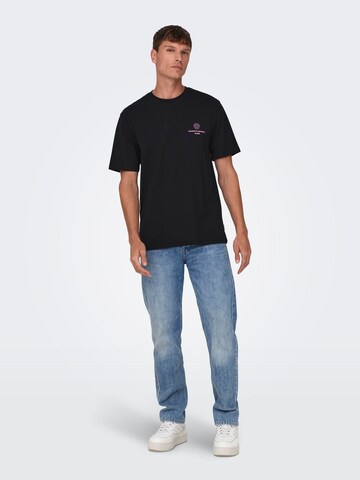 Only & Sons T-Shirt in Schwarz