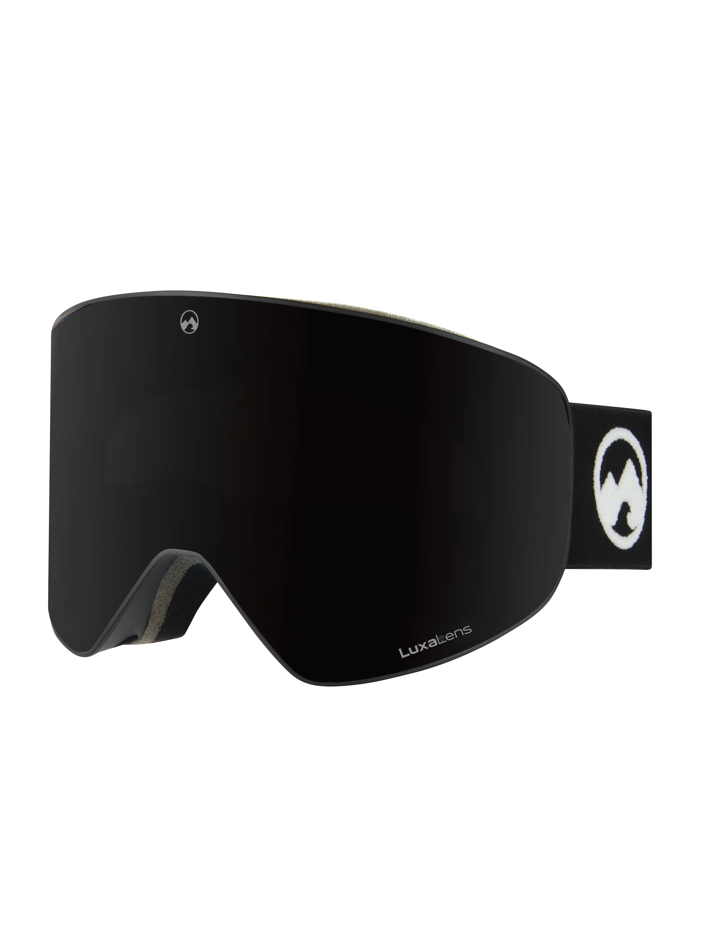 Ski 'MowMow STEALTH Ski Goggles - Photochromic Lens - ECO: Bioresin Frame & Recycled - UV400 - Unisex' Mowmow en noir : devant
