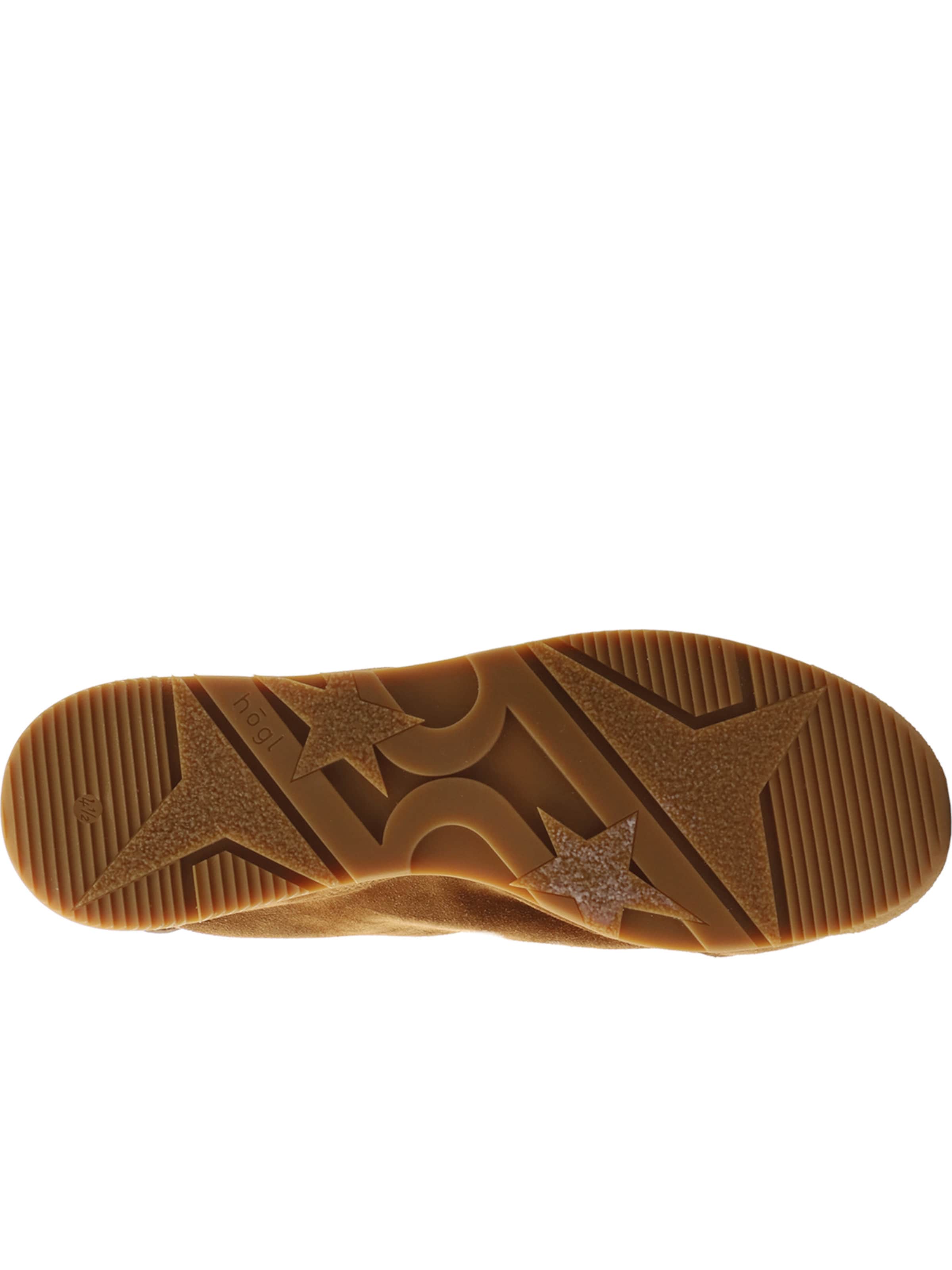 Baskets basses Högl en marron