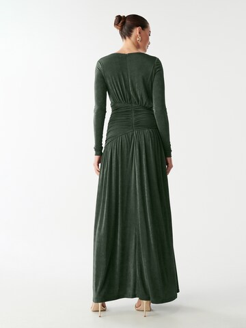 BWLDR Рокля 'Cora' в зелено: отзад