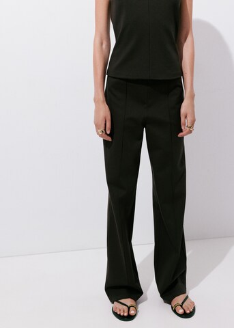 MANGO - Loosefit Pantalón 'BRIN' en marrón: frente