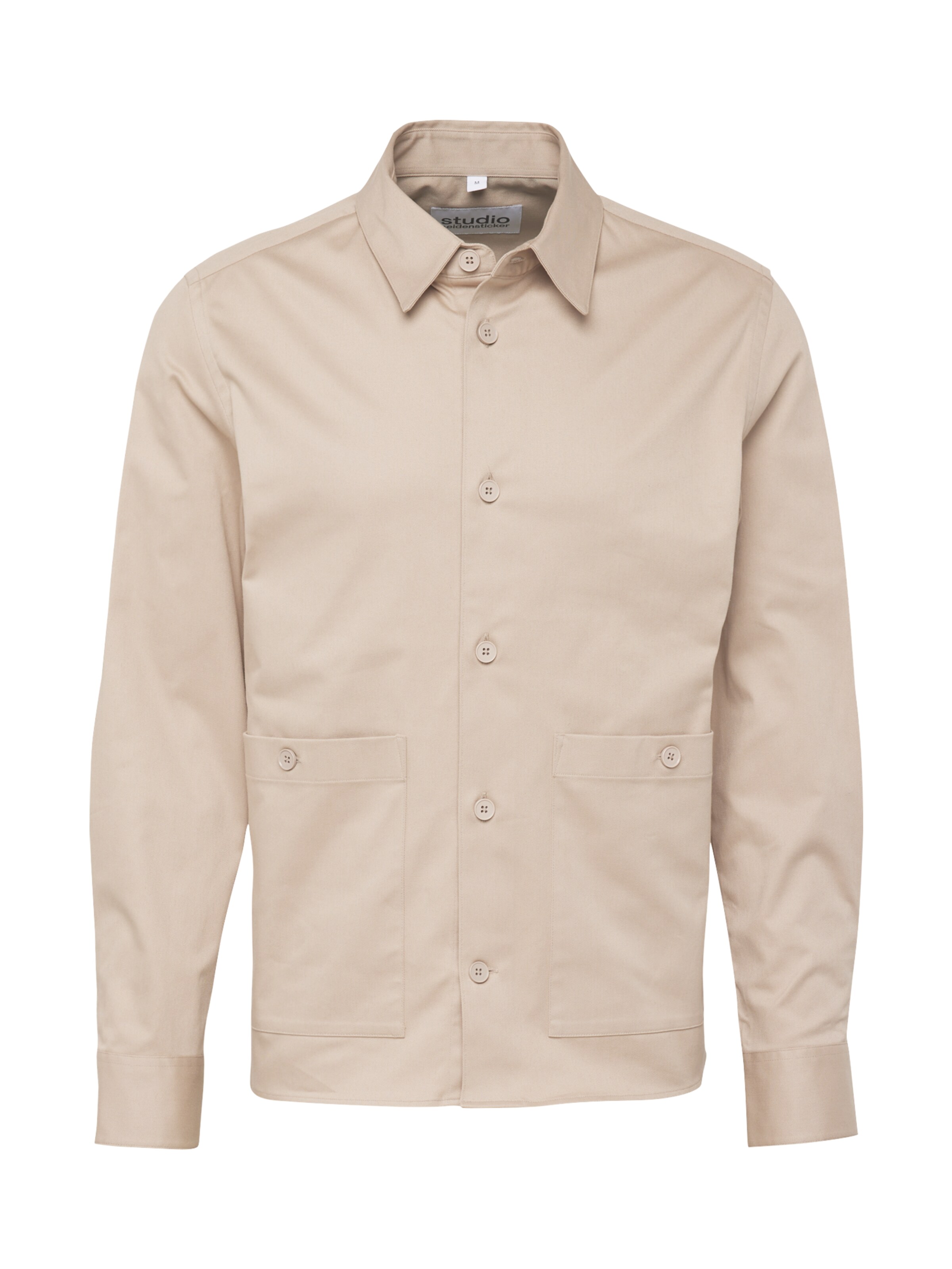 Coupe regular Veste mi-saison Studio Seidensticker en beige : devant