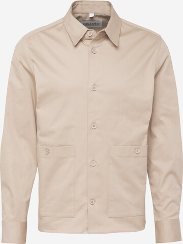 Studio Seidensticker Regular fit Between-Season Jacket in Beige: front