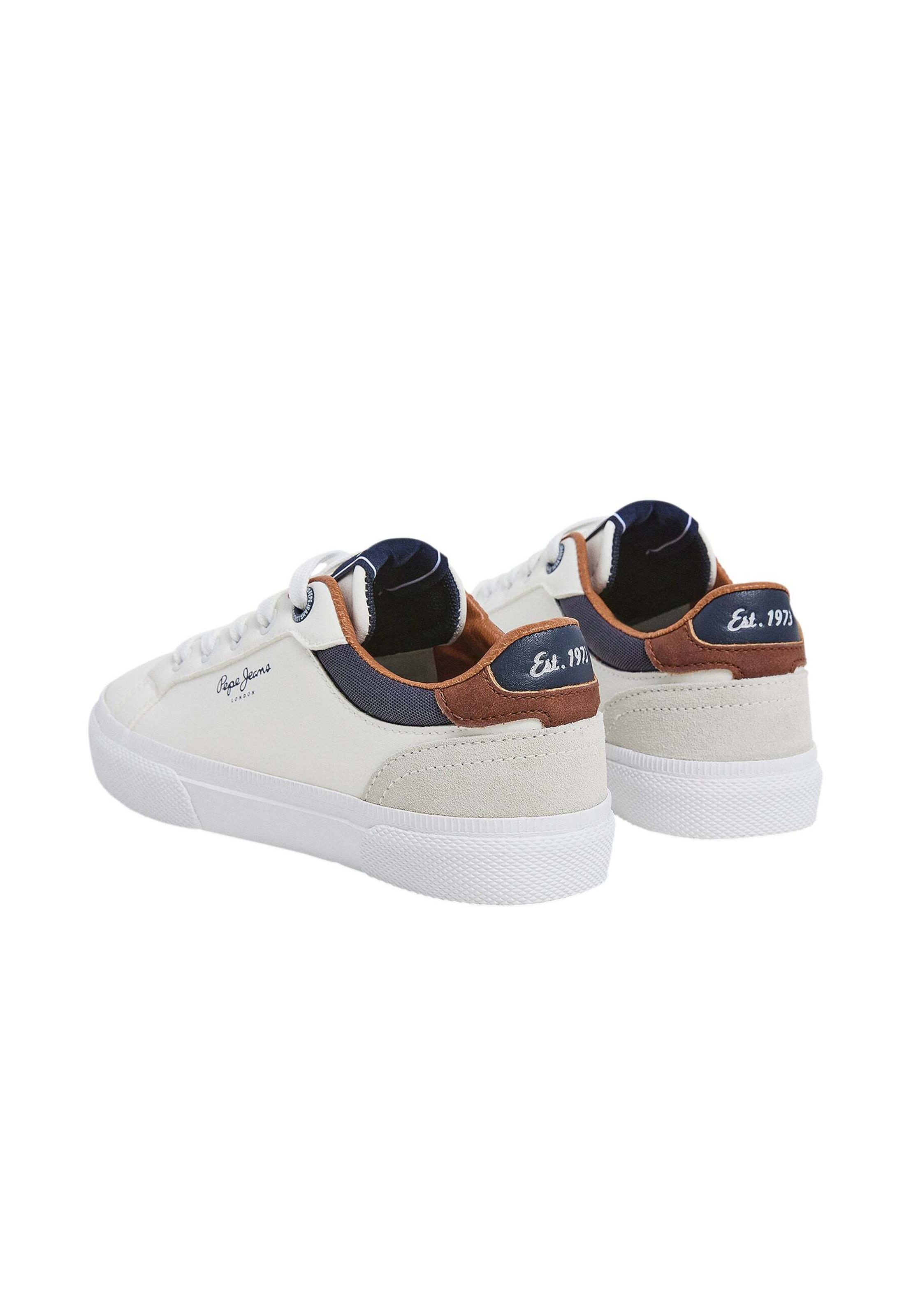 Sneaker 'Kenton' di Pepe Jeans in bianco