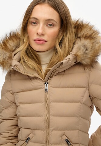 Manteau mi-saison 'Fuji' Superdry en beige