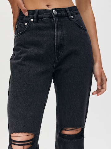 Pull&Bear Slimfit Jeansy w kolorze czarny