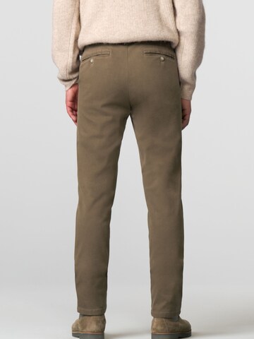 MEYER Regular Chino trousers 'Oslo' in Brown