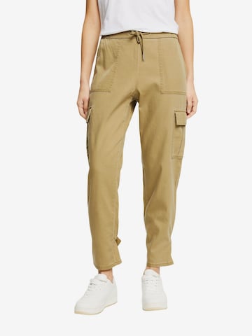 EDC BY ESPRIT Cargo Pants in Green: front