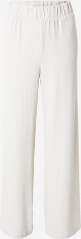 PIECES Loose fit Trousers 'PCLina' in Grey: front