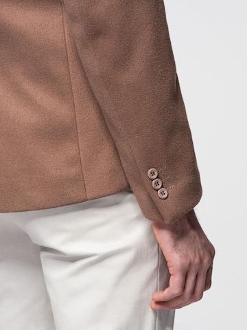 Coupe regular Veste de costume Ombre en beige