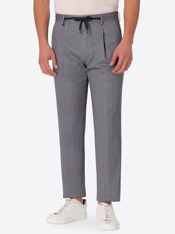 Distretto12 - regular Pantalón plisado 'T. PRUGNOLO' en gris: frente