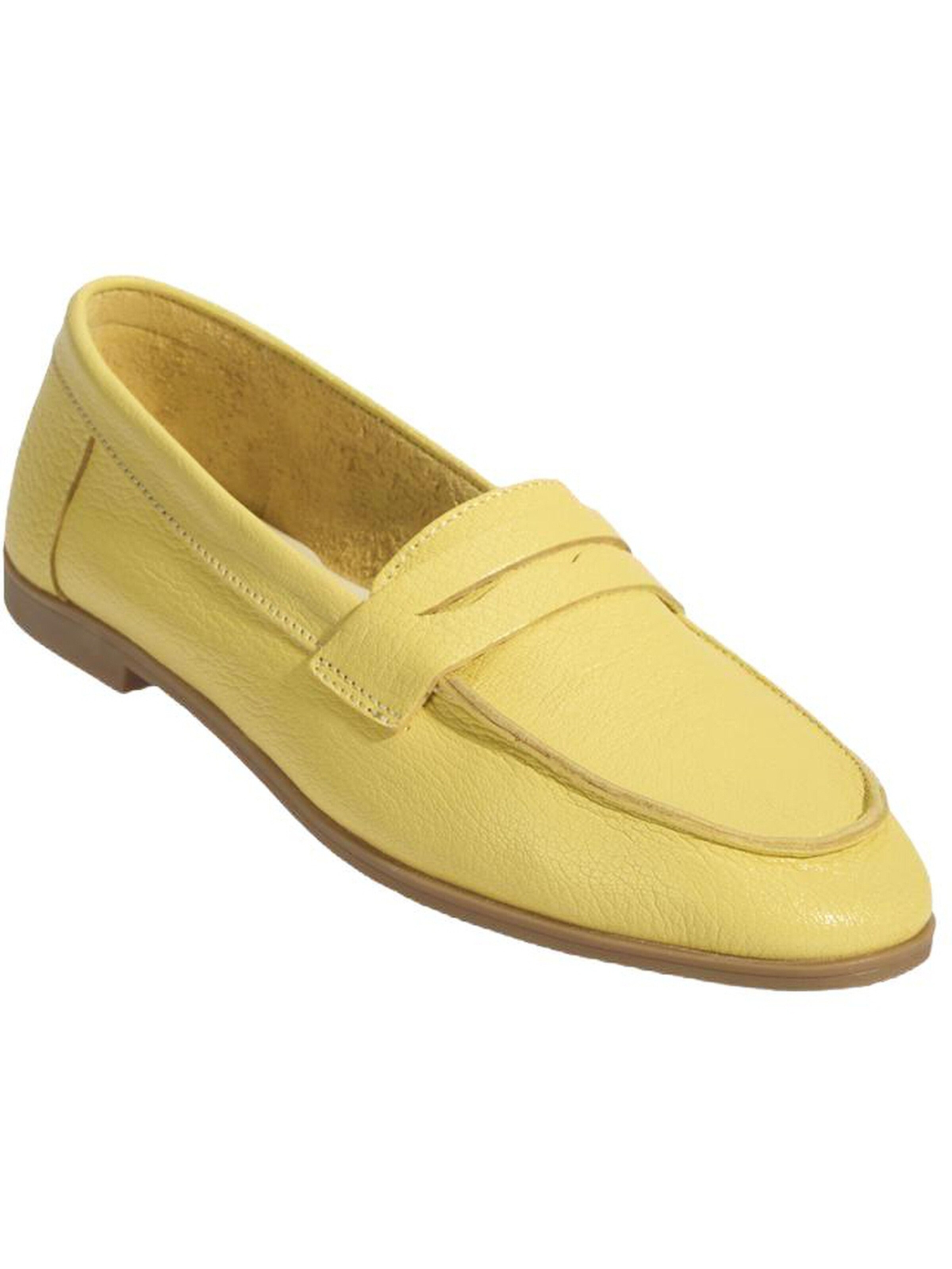 Desa Moccasins 'Slip-Ons' in Yellow