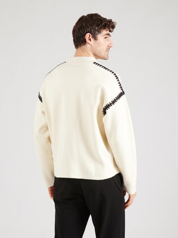 Pull-over 'JORAUSTIN' JACK & JONES en blanc