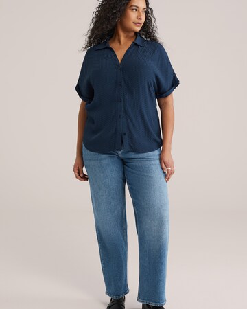 WE Fashion - Blusa en azul