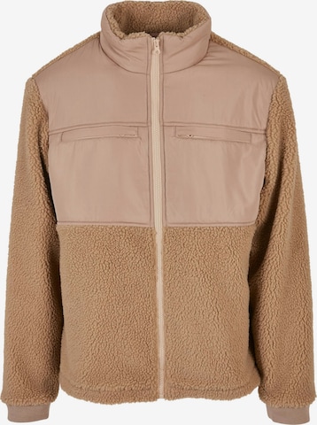 Urban Classics Between-Season Jacket in Beige: front