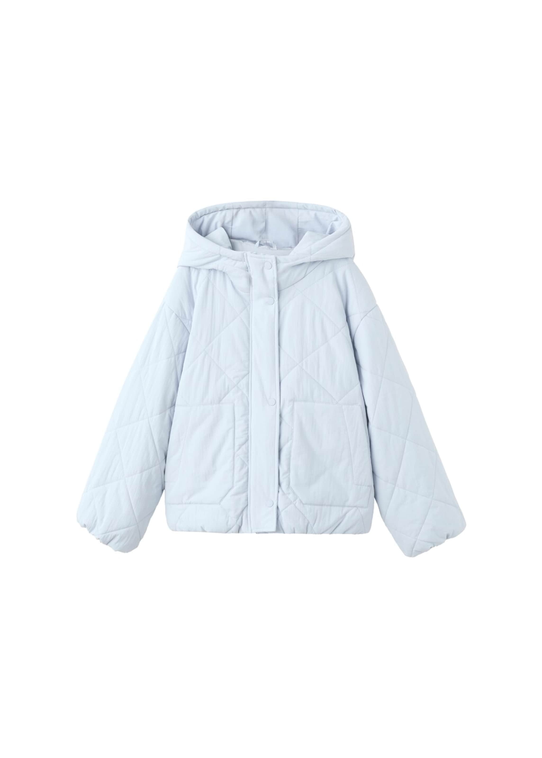 MANGO KIDS Übergangsjacke in Blau: Vorderseite