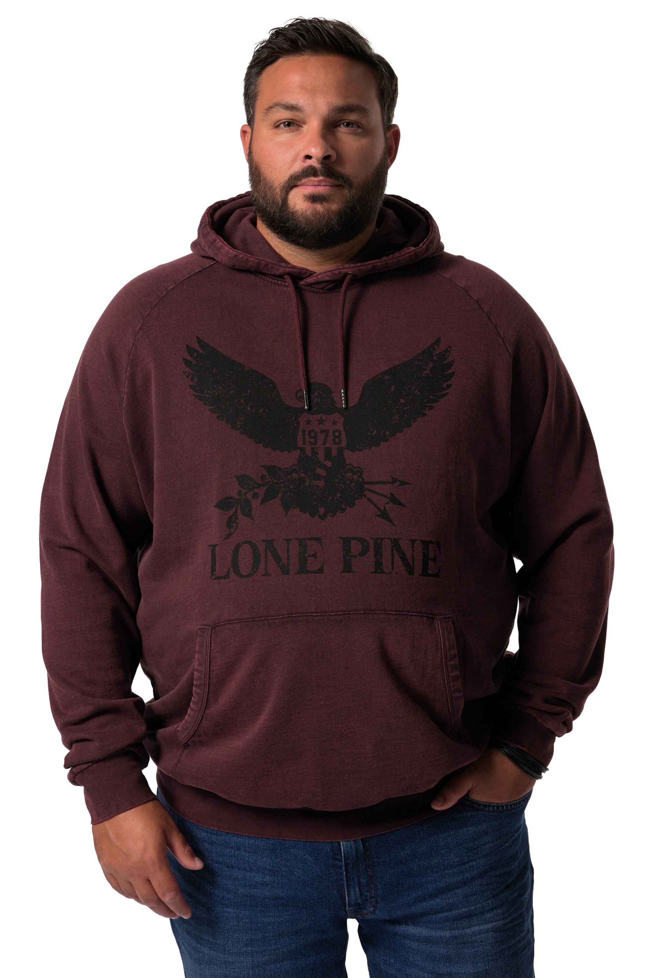 John F. Gee Sweatshirt in Lila: voorkant