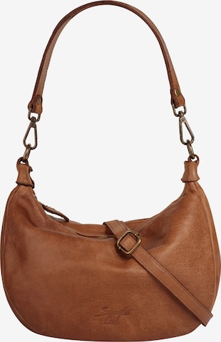 Samantha Look Umhängetasche in Braun: Vorderseite