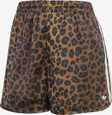 ADIDAS ORIGINALS Loose fit Trousers in Brown: front