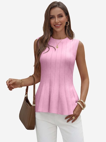 Imily Bela Gebreide top in Roze: voorkant