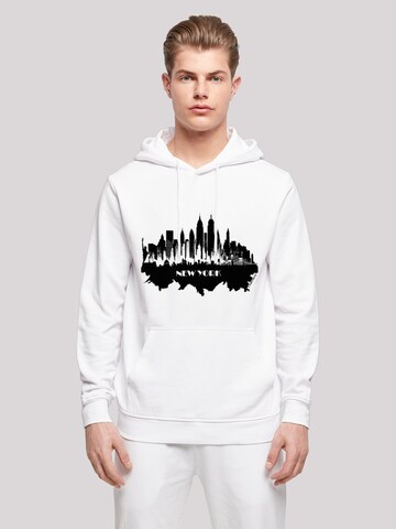 F4NT4STIC Sweatshirt in Wit: voorkant
