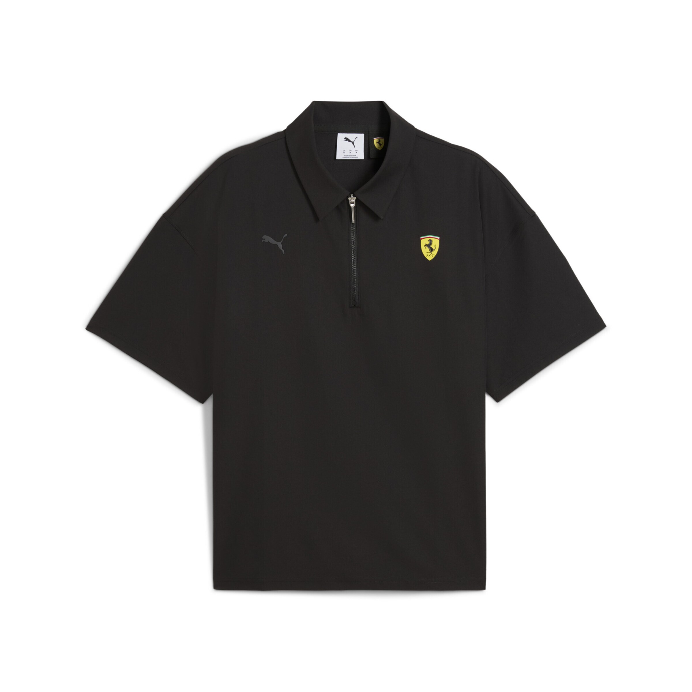 PUMA Performance shirt 'Scuderia Ferrari Premium' in Black: front
