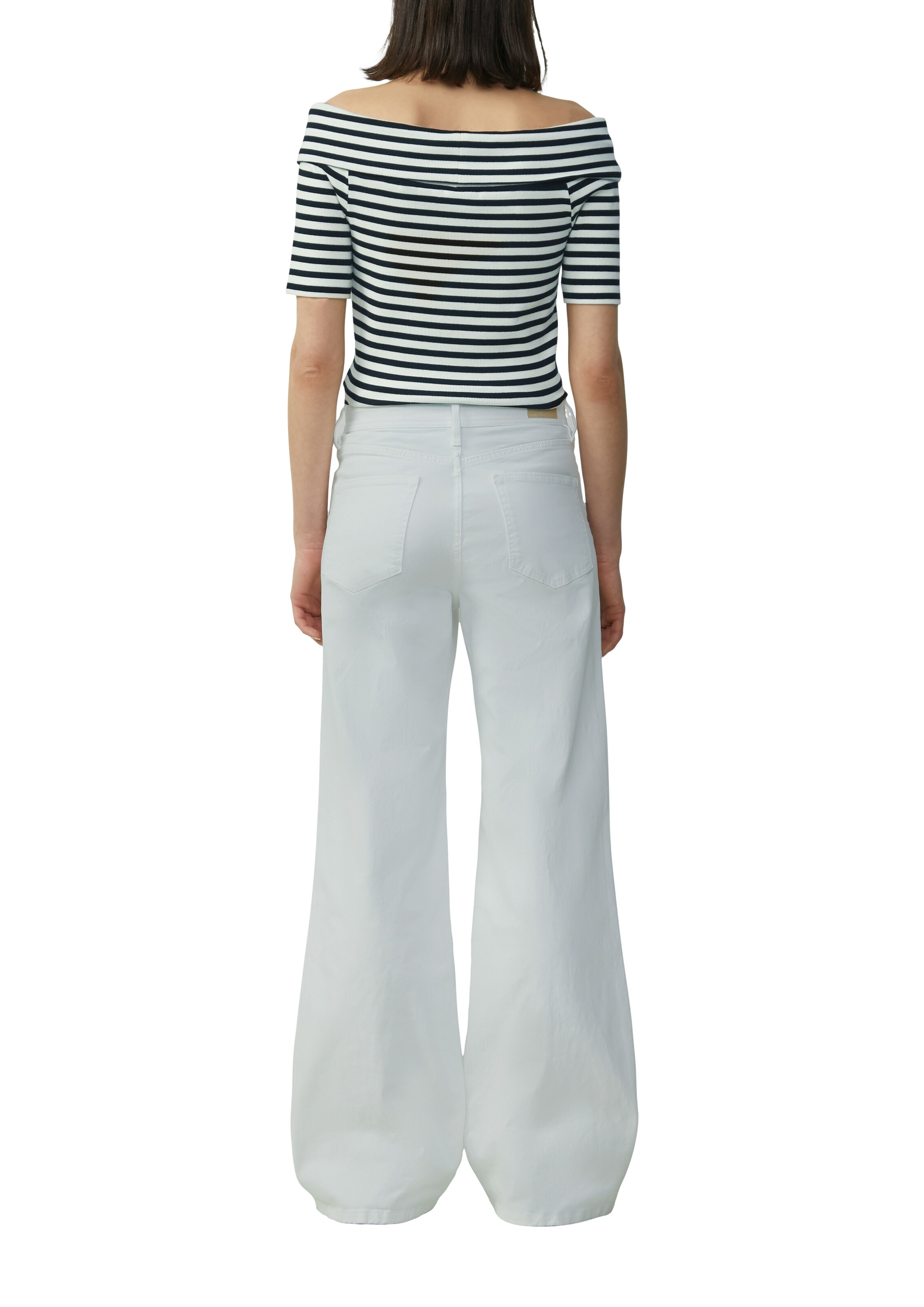 s.Oliver Wide Leg Jeans 'Suri' in Weiß