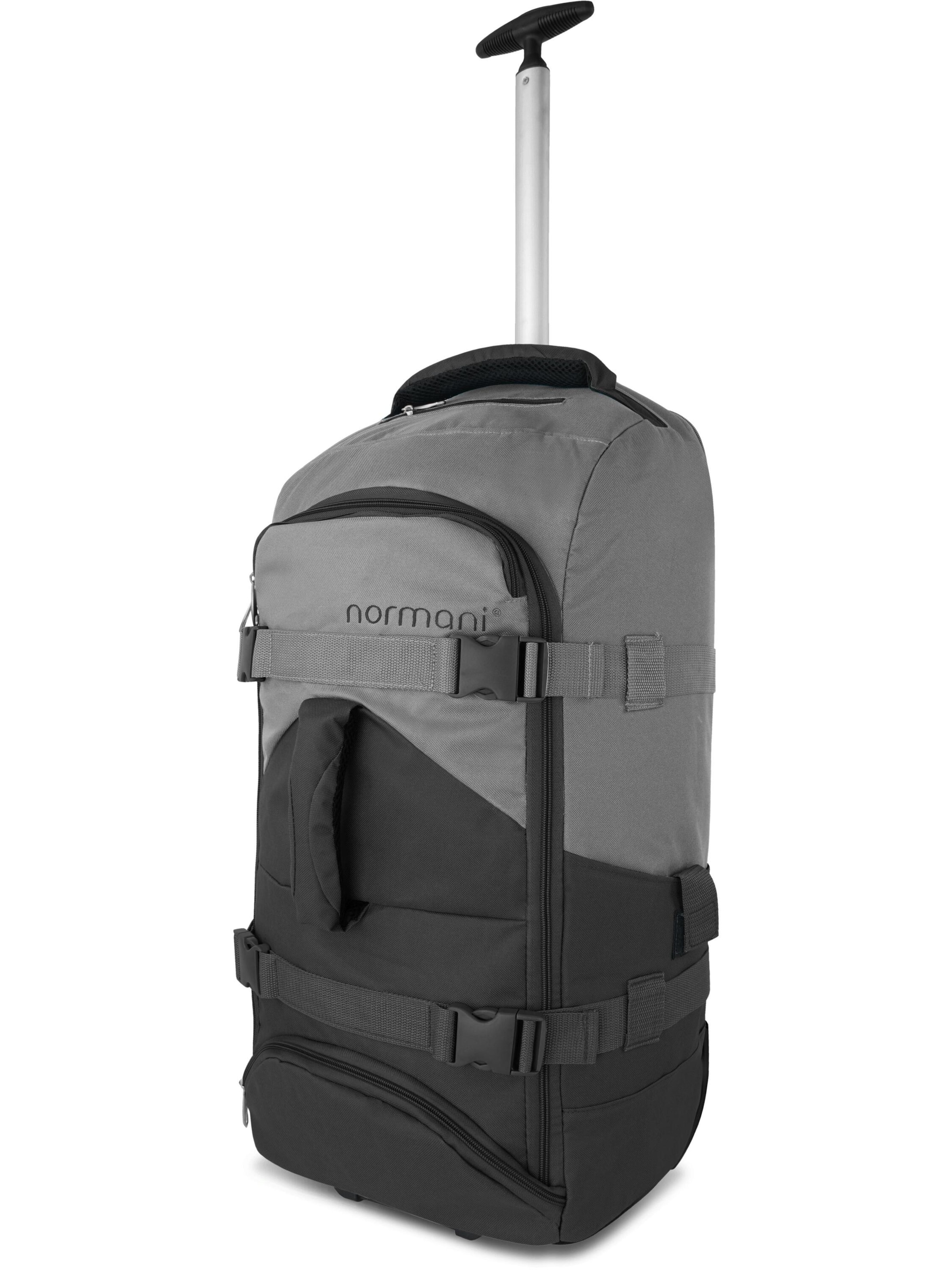 normani Trolley 'Melano' in Zwart: voorkant