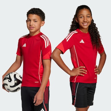 T-Shirt fonctionnel 'Tiro 25 Competition' ADIDAS PERFORMANCE en rouge : devant