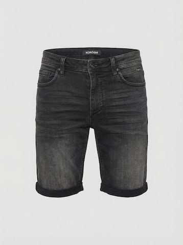 melns KOROSHI Standarta Džinsi