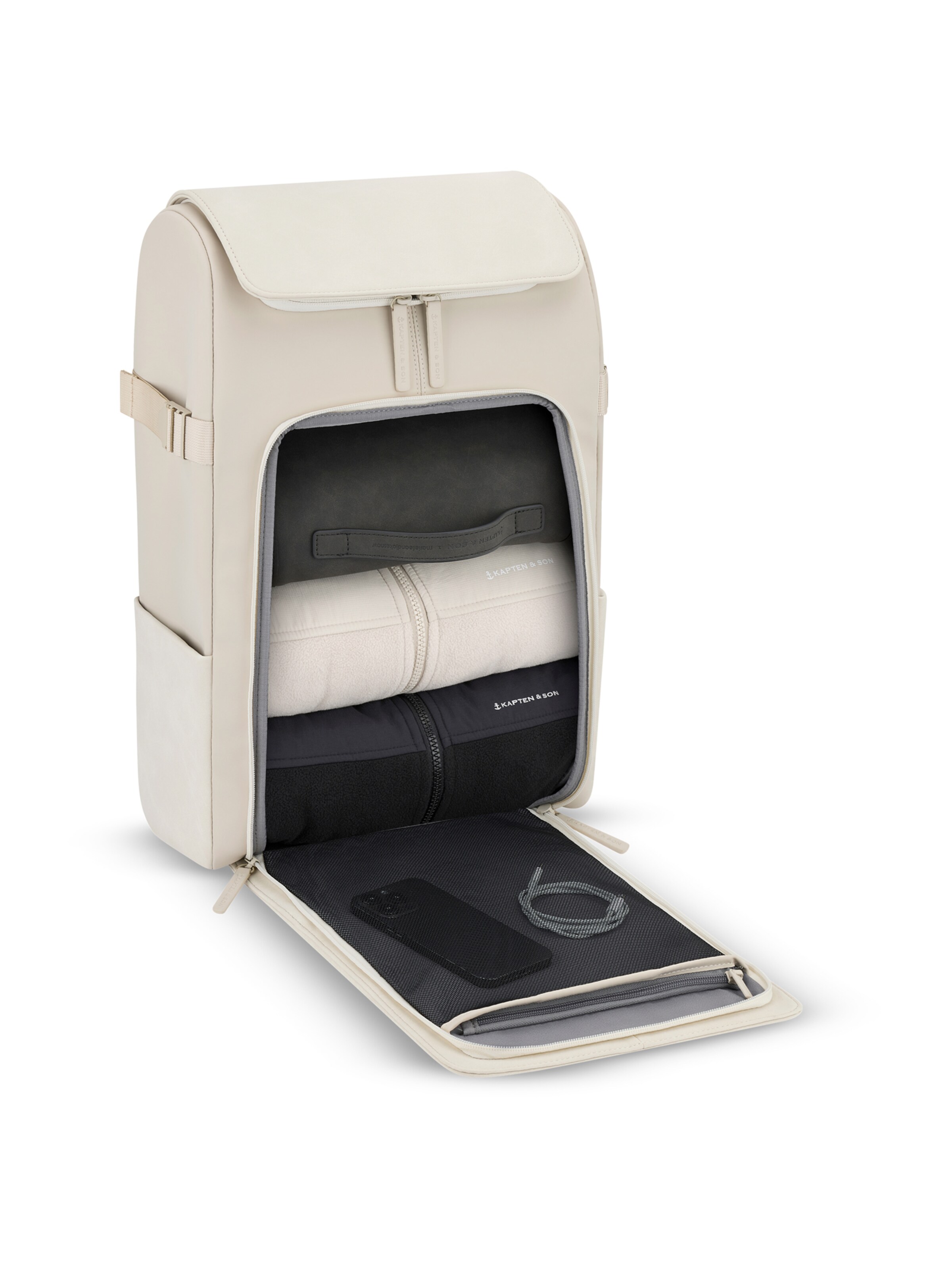 Kapten & Son - Mochila 'Bali' em bege