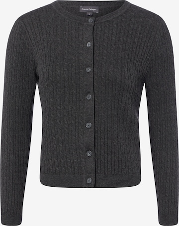Cardigan Franco Callegari en noir : devant