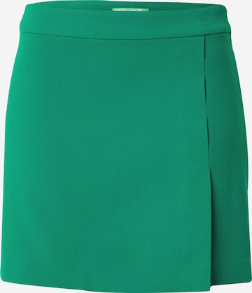 UNITED COLORS OF BENETTON Rok in Groen: voorkant