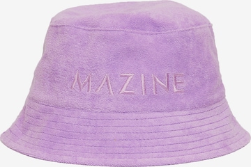 mazine Hat ' Toyo ' in Purple: front