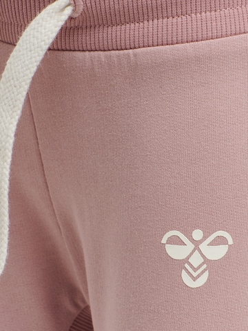Hummel Tapered Sporthose 'Apple' in Pink
